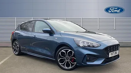 Used Ford Focus ST-Line X 155 HP (114 kW) 2021 Blue Hatchback