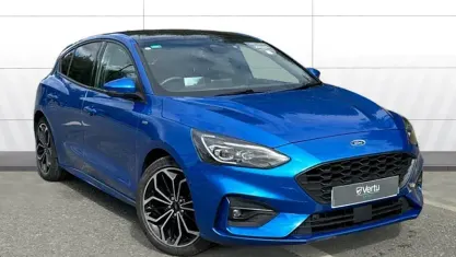 Used Ford Focus ST-Line X 125 HP (91 kW) 2020 Blue Hatchback