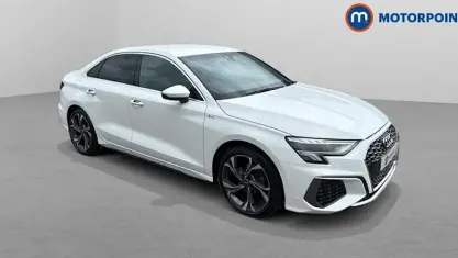 Used Audi A3 S-Line 150 HP (110 kW) 2024 White Sedan
