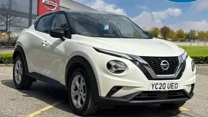 Used Nissan Juke N-Connecta 117 HP (86 kW) 2020 White SUV