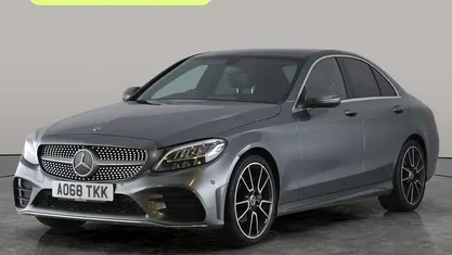 Used Mercedes C200 AMG line 184 HP (135 kW) 2018 Grey Sedan