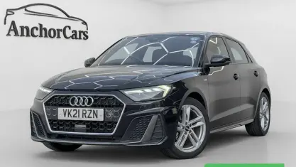 Used Audi A1 Sportback S-Line 150 HP (110 kW) 2021 Black Hatchback