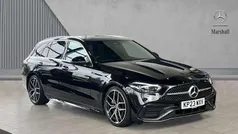 Black Used 2023 Mercedes C220 AMG Line Premium Plus Estate | £28,680 (Fair price)