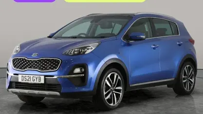 Used Kia Sportage 136 HP (100 kW) 2021 Blue SUV