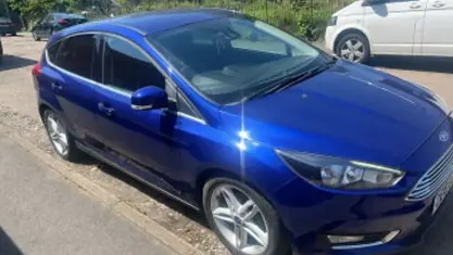 Used Ford Focus Titanium 125 HP (91 kW) 2017 Blue Hatchback