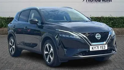 Used Nissan Qashqai N-Connecta 158 HP (116 kW) 2021 Black SUV