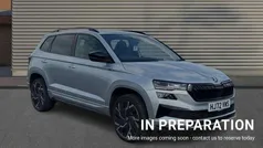 Brilliant silver metallic Used 2022 Skoda Karoq SportLine SUV | £23,220 (Fair price)