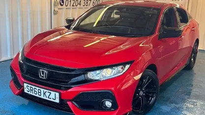 Red Used 2019 Honda Civic Sport Hatchback | £14,290 (Fair price)
