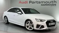 White Used 2022 Audi A4 S-Line Sedan | £23,190 (Good price)