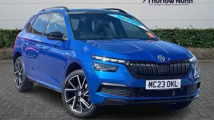 Used Skoda Kamiq Monte Carlo 110 HP (80 kW) 2023 Blue SUV