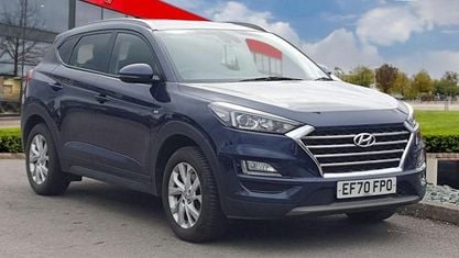 Używany Hyundai Tucson SE 116 KM (85 kW) 2020 Niebieski SUV
