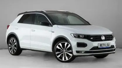 Used VW T-Roc R-line 150 HP (110 kW) 2021 White SUV