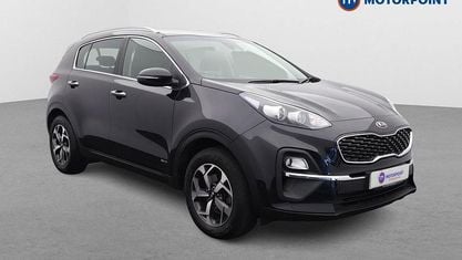 Używany Kia Sportage 177 KM (130 kW) 2021 Czarny SUV