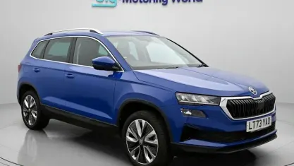 Used Skoda Karoq SE L 150 HP (110 kW) 2023 Blue SUV
