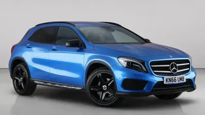 Used Mercedes GLA220 AMG line 177 HP (130 kW) 2016 Blue SUV