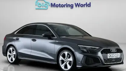 Begagnad Audi A3 S-Line 150 HK (110 kW) 2023 Grå Sedan