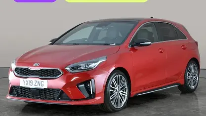 Used Kia Ceed GT-Line S 140 HP (102 kW) 2019 Red Hatchback