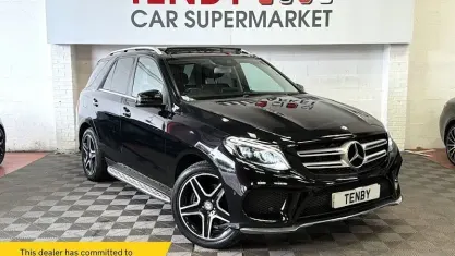 Used Mercedes GLE250 AMG line 204 HP (150 kW) 2016 Black SUV