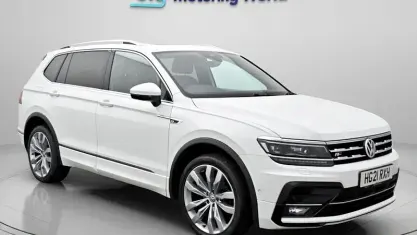 Used VW Tiguan Allspace R-line 150 HP (110 kW) 2021 White SUV