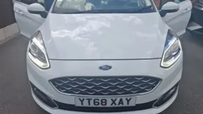 Used Ford Fiesta Vignale 101 HP (74 kW) 2018 White Hatchback