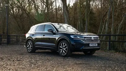 Used VW Touareg R-line 286 HP (210 kW) 2018 Blue SUV
