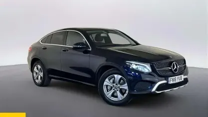 Begagnad Mercedes GLC220 170 HK (125 kW) 2018 Blå Sportkupé