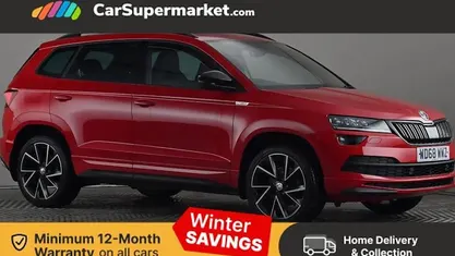 Red Used 2019 Skoda Karoq SportLine SUV | £16,197 (Fair price)