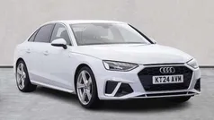 White Used 2024 Audi A4 S-Line Sedan | £28,859 (Fair price)