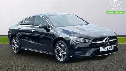 Used Mercedes CLA250e AMG Line Premium 218 HP (160 kW) 2022 Black Coupe