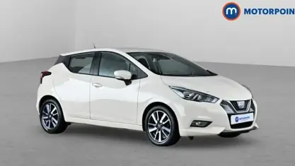 Used Nissan Micra Acenta 90 HP (66 kW) 2018 White Hatchback