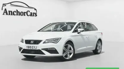Used Seat Leon FR 150 HP (110 kW) 2019 White Estate