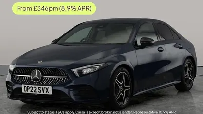 Blue Used 2022 Mercedes A180 Executive Sedan | £22,404 (Fair price)
