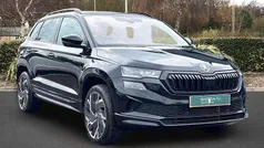 Black magic pearl effect Used 2023 Skoda Karoq SportLine SUV | £25,500 (Fair price)