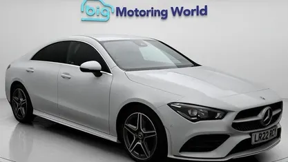 Used Mercedes CLA180 AMG line 136 HP (100 kW) 2022 White Sedan