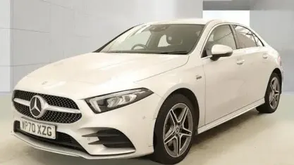 Used Mercedes A250 AMG line 218 HP (160 kW) 2021 Silver Sedan