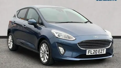 Used Ford Fiesta Titanium 125 HP (91 kW) 2020 Blue Hatchback