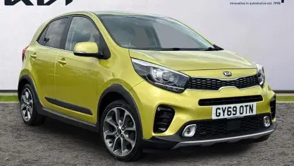 Begagnad Kia Picanto X-Line 84 HK (61 kW) 2019 Grön Halvkombi