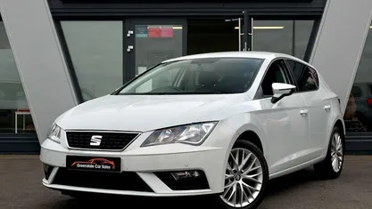 Used Seat Leon SE Dynamic 110 HP (80 kW) 2018 White Hatchback