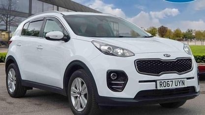 Usado Kia Sportage 116 HP (85 kW) 2017 Branco SUV
