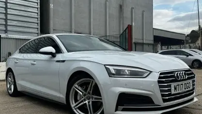 Used Audi A5 Sportback S-Line 218 HP (160 kW) 2017 White Hatchback