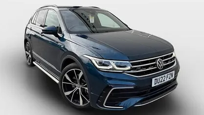 Blue Used 2022 VW Tiguan R-line SUV | £26,799 (Fair price)