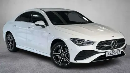 Used Mercedes CLA250e AMG line 218 HP (160 kW) 2025 White Coupe