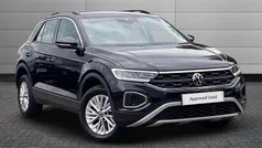 Black Used 2023 VW T-Roc Life SUV | £20,550 (Fair price)