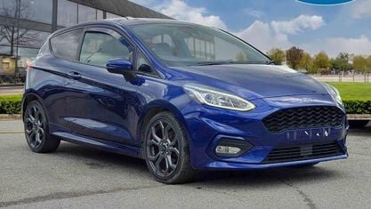 Używany Ford Fiesta ST-Line X 140 KM (102 kW) 2018 Niebieski Hatchback