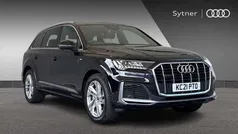 Black Used 2021 Audi Q7 S-Line SUV | £37,500 (Fair price)