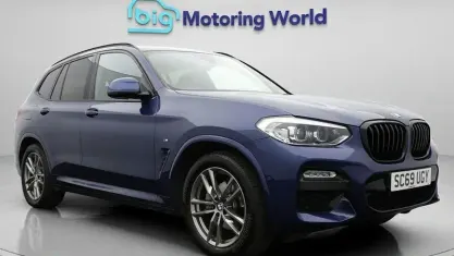 Used BMW X3 M Sport 190 HP (139 kW) 2019 Blue SUV