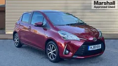 Red Used 2018 Toyota Yaris Hatchback | £11,425 (Fair price)