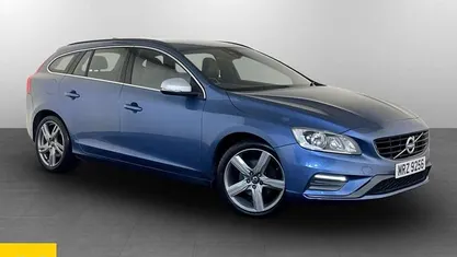 Used Volvo V60 R-Design 190 HP (139 kW) 2017 Blue Estate