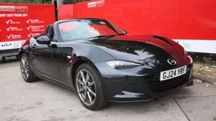 Black Used 2024 Mazda MX5 Exclusive-Line Cabriolet | £24,295 (Fair price)