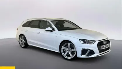 Used Audi A4 S-Line 204 HP (150 kW) 2023 White Estate